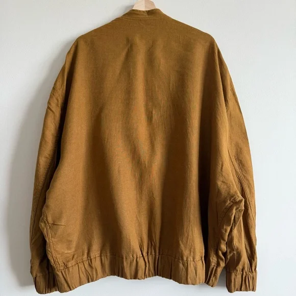 Zara Oversized linen Jacket - Picture 6 of 10